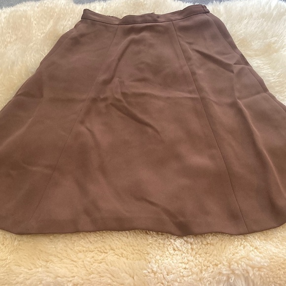 Brown swing skirt size 6 - Picture 1 of 6